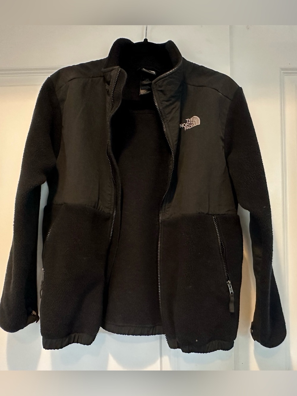 The North Face Black Kids Fleece Jacket Recycled Polyester